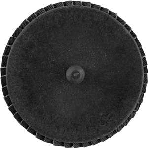 Flap-disc, disco de desbaste/acabamento, 3" - 75 mm, óxido de alumínio grão 80, para sistema de encaixe rápido, VONDER