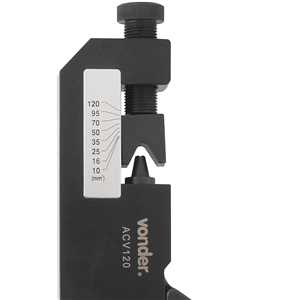 Alicate crimpador, terminais sem isolação, 10,0 mm² a 120,0 mm², ACV 120, VONDER