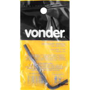 Chave hexagonal (allen) 4,0 mm, VONDER