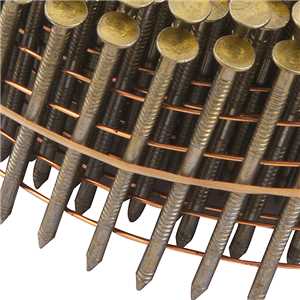 Prego coil anelado, 2,1 mm x 45 mm, zincado, carretel com 300 unidades, para o pregador PP 550, VONDER