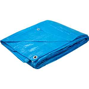 Lona de polietileno azul 6 m x 4 m, 100 micra, VONDER LEVE
