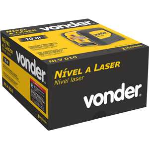 Nível a laser, 10 metros, NLV 010 VONDER