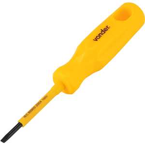 Chave de fenda com haste isolada, aço cromo vanádio, 1/8" x 2" VONDER
