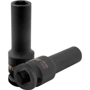 Soquete sextavado longo de impacto, 11 mm, encaixe de 1/2", VONDER