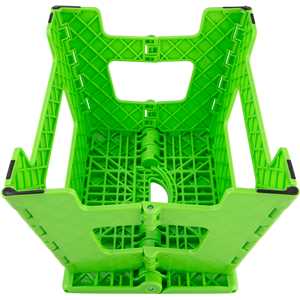 Banqueta plástica dobrável, verde, altura 220 mm, VONDER