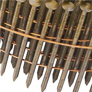 Prego coil anelado, 2,1 mm x 50 mm, zincado, carretel com 300 unidades, para o pregador PP 550, VONDER