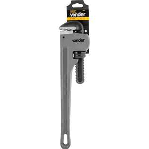 Chave grifo 18", tipo americana, em alumínio, VONDER