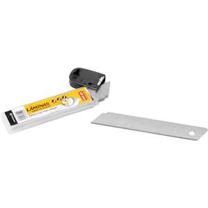 Lâmina para estilete 18 mm, tubete com 10 peças, VONDER CONSTRUTOR