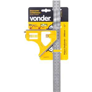 Esquadro combinado 12", VONDER