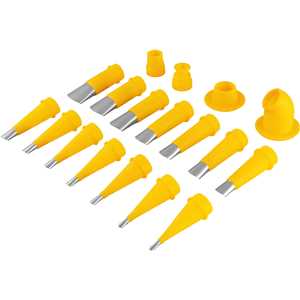 Conjunto de bicos em aço inox para aplicador de silicone, VONDER