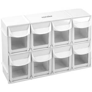 Organizador plástico com 8 gavetas, OPV 0305, VONDER
