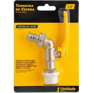 Torneira de esfera, 1/2", VONDER