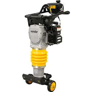 Compactador de percussão a gasolina, com motor Honda de 3,6 hp, 4 tempos, VONDER