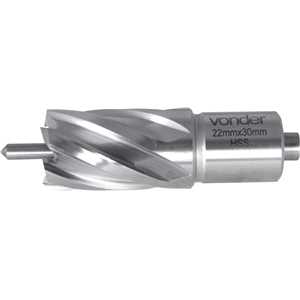 Broca anular, encaixe Weldon, 22 mm x 30 mm VONDER