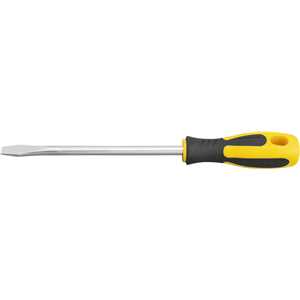 Chave de fenda 5/16" x 6", aço cromo vanádio, cabo emborrachado, VONDER PLUS
