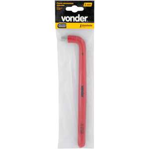 Chave hexagonal (allen) 8,0 mm, isolada, IEC60900 VONDER