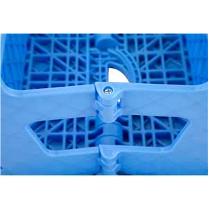 Banqueta plástica dobrável, azul, altura 220 mm, VONDER