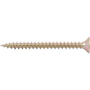 Parafuso madeira chipboard, cabeça chata, fenda cruzada/pozidrive, 6,0 mm x 65,0 mm, VONDER