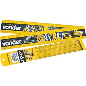 Régua de PVC 20 cm, VONDER