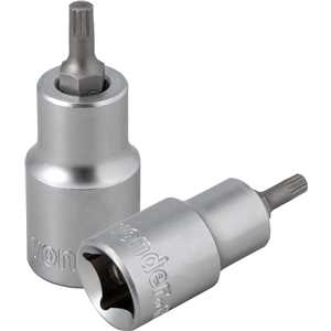 Soquete multidentado, curto, com encaixe de 1/2", M5, VONDER