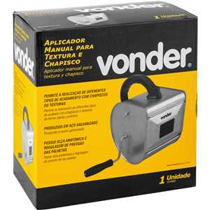 Aplicador manual para textura e chapisco, VONDER