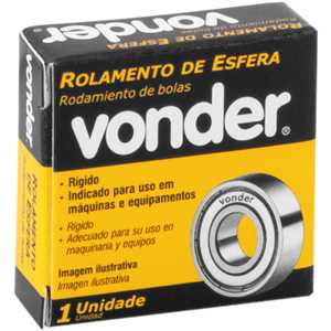 Rolamento rígido de esfera, 608-ZZ, VONDER