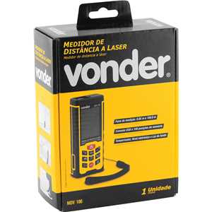 Medidor de distância a laser 100,0 m, MDV 100, VONDER
