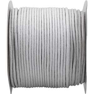Corda multifilamento trançada, 8 mm x 228 m, branca, VONDER