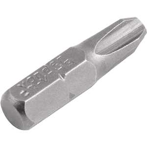 Bits/ponteira phillips com encaixe 1/4", nº 3 x 25 mm, com 5 peças, VONDER