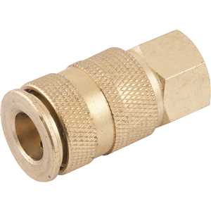 Engate rápido de 1/4", rosca fêmea 1/4" NPT, com esfera VONDER