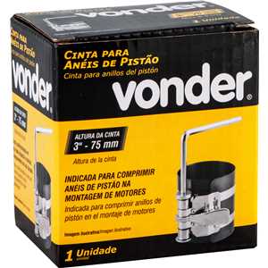 Cinta para anéis de pistão, 3", VONDER