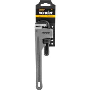 Chave grifo 10", tipo americana, em alumínio, VONDER