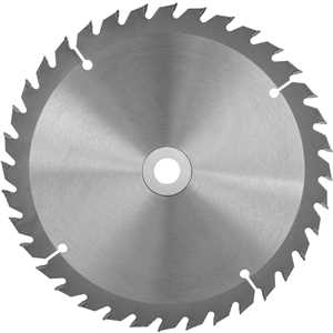 Lâmina de serra circular com dentes de metal duro/vídea, 200 mm x 30 mm, 36 dentes, VONDER