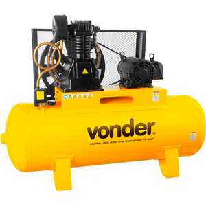 Compressor de ar VDCSL 40/250, 10,0 cv trifásico, 220 V ~/380 V~, VONDER
