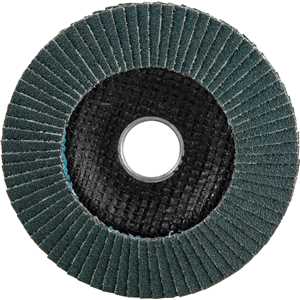 Flap-disc, disco de desbaste/acabamento, 4.1/2" - 115 mm, cônico, grão 60, VONDER