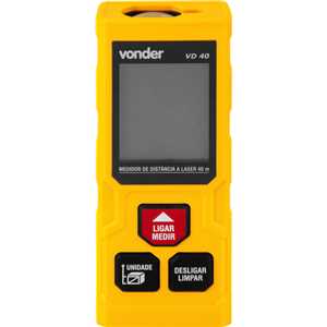 Medidor de distância a laser 40 m, VD 40, VONDER