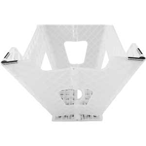 Banqueta plástica dobrável, transparente, altura 360 mm, VONDER