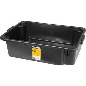 Caixa plástica retangular, para massa, 40 litros, VONDER