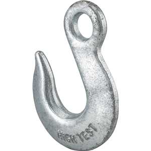 Gancho olhal em aço, 1,50 T - 3/8", sem trava, zincado, VONDER