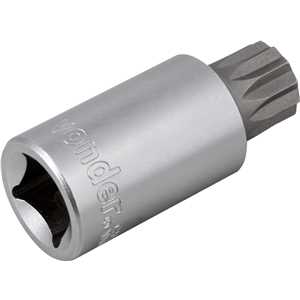 Soquete multidentado, curto, com encaixe de 1/2", M16, VONDER