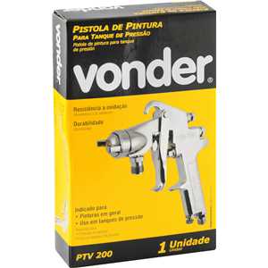 Pistola de pintura para Tanque de Pressão PTV 200 VONDER