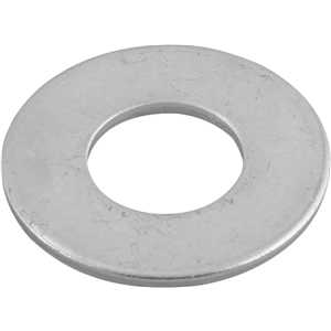 Arruela lisa 7/8", zincada, cartela com 2 peças, VONDER