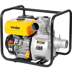 Motobomba a gasolina 3", 4 tempos, VONDER