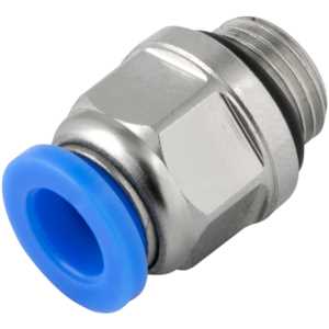 Conexão rápida reta, 8 mm, rosca 1/4" BSP, VONDER