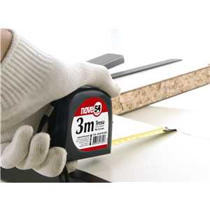 Trena curta de aço, 3 m x 12,5 mm, hobby, NOVE54