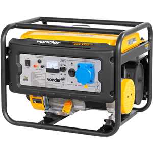 Gerador a gasolina 3.100 W, 110 V~/220 V~, GGV 3100, VONDER