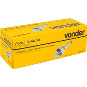Ponta rotativa CM3, 400 kgf, VONDER