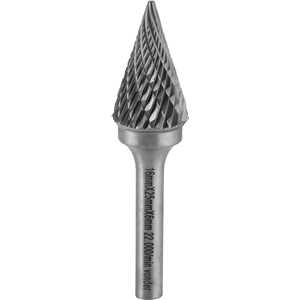 Lima rotativa cônica ponteaguda, 16,0 mm x 25,0 mm, com haste 6,0 mm, VONDER