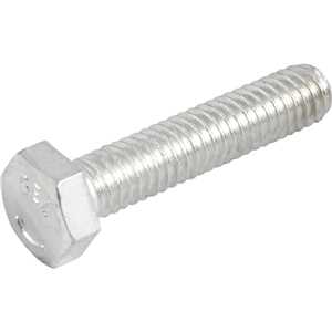 Parafuso sextavado zincado 5/16" x 1.1/2", UNC, rosca total, VONDER