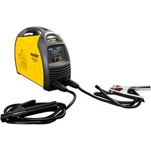 Inversor para solda com eletrodo e TIG, 200 A, RIV 240 PFC, display digital LCD, 85 V~ - 265 V~, alimentação automática, monofásico, VONDER